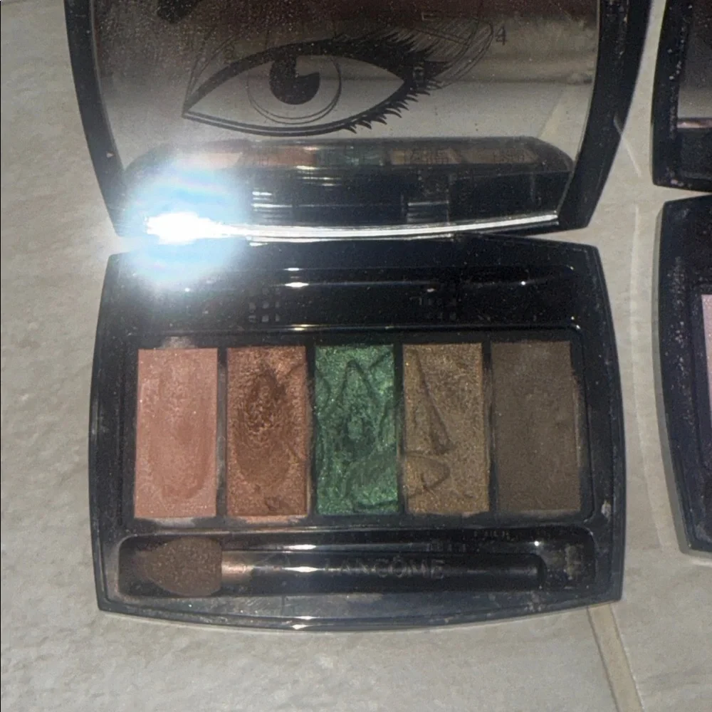 Lancome Dual Eyeshadow Palettes in Pink, Purple, Green & Brown Shades